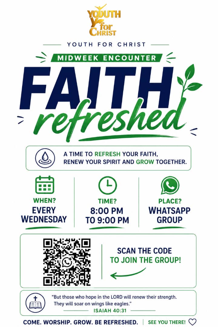 Youth For Christ program flyer 4