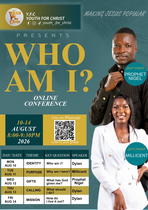 Youth For Christ program flyer 8